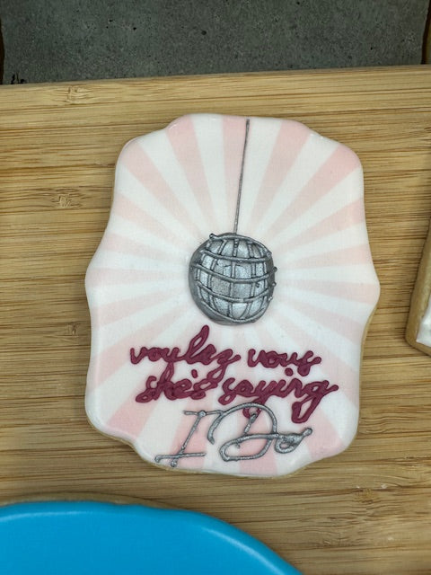 custom bridal shower sugar cookies mamma mia themed