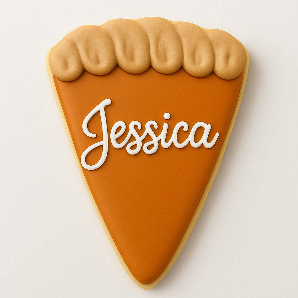 Personalized Thanksgiving Place-Setting Cookies