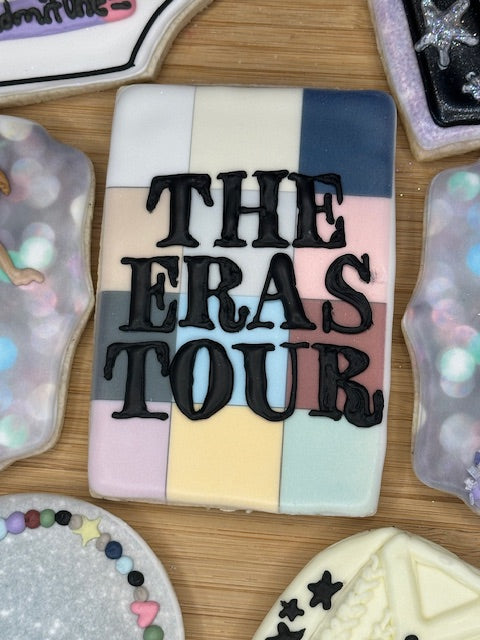 custom birthday sugar cookies taylor swift eras tour themed