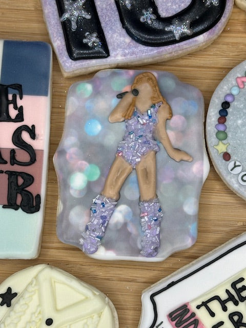 custom birthday sugar cookies taylor swift eras tour themed