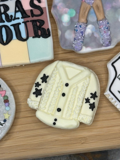 custom birthday sugar cookies taylor swift eras tour themed
