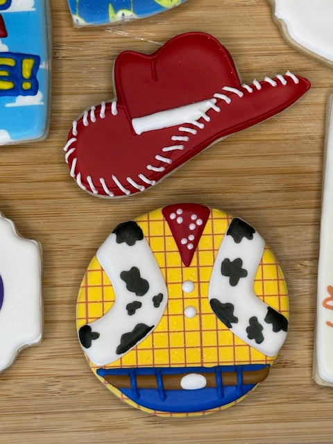 custom birthday sugar cookies toy story themed